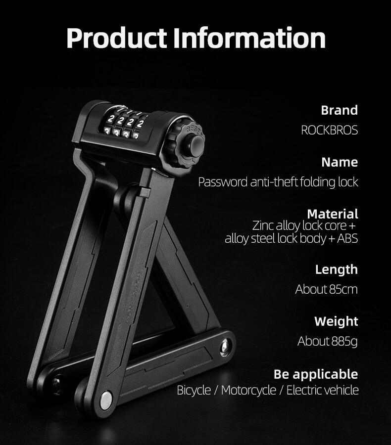 ROCKBROS Bike Lock - Image 23